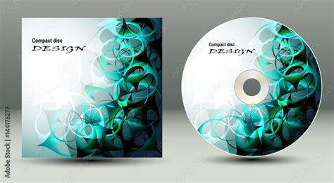 cd cover design template, abstract background Stock Vector | Adobe Stock