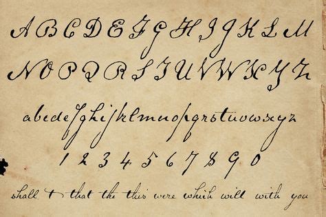 1800s Handwriting Font wwwpixsharkcom Images | Lettering, Historical writing, Indesign magazine ...