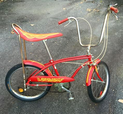 vintage Huffy Red Hot muscle bike bicycle | #1800318102