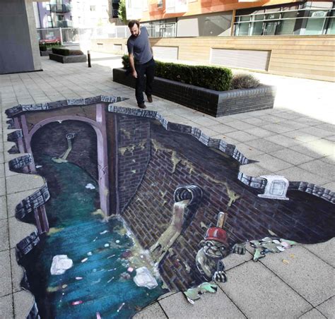 Joe Hill Art - 3D Pavement Art dreapp.com 3d Street Art, Street Chalk ...