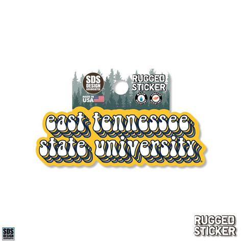 Bucs | ETSU Seasons Design School Mascot 3.25" Decal | Alumni Hall