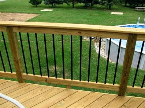 Aluminum Deck Spindle Decking Aluminum Balusters Giving Your Deck Upgraded Style Deck Railing ...