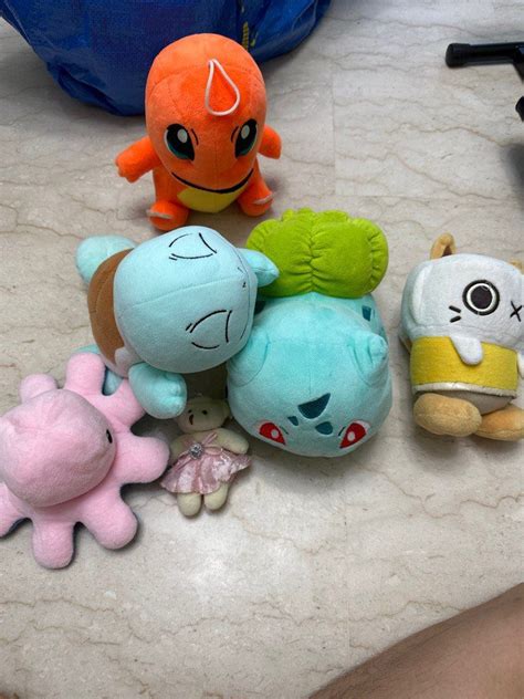 Pokemon plush toys, Hobbies & Toys, Toys & Games on Carousell