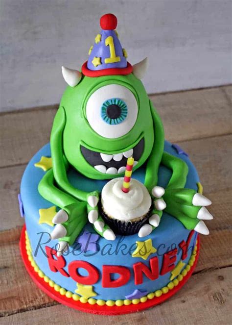 Mike Wazowski Monsters Inc. Cake