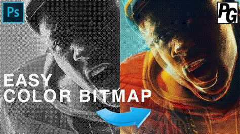 Easy Photoshop Color Bitmap Technique | Quick Tutorial - YouTube