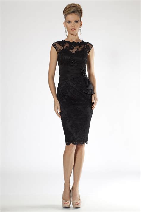 Lace Cocktail Dress | Teri Jon | Cocktail dress lace, Black lace cocktail dress, Black lace ...