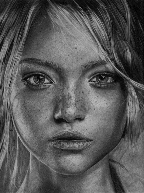 Gemma Ward | Рисование портретов, Рисунки, Акварельные портреты