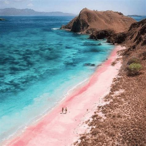 Where To Travel | ️ There’s A MAGICAL Beach In INDONESIA With BABY PINK SAND! ️