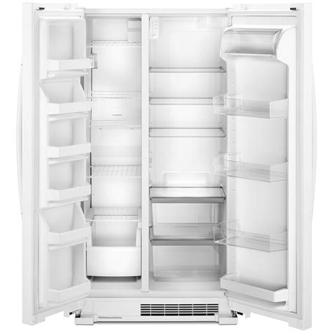 Whirlpool 36 in. 25.1 cu. ft. Side-by-Side Refrigerator - White | P.C. Richard & Son