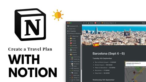 Notion Travel Template Free