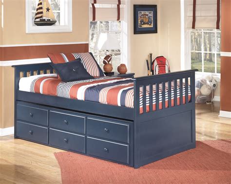 Leo Twin Trundle Bed, B103-50D-50T-53-83, Ashley Furniture