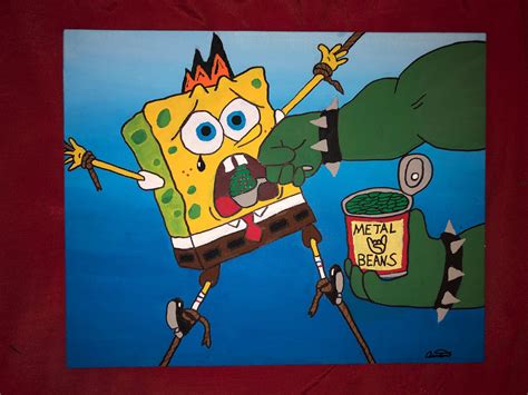 Detailed Spongebob Paintings