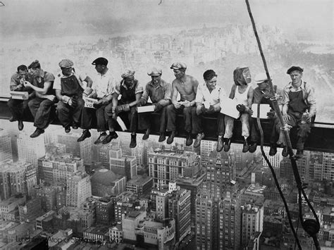 Lunch Atop a Skyscraper, c.1932 By: Charles C. Ebbets | Lunch atop a ...