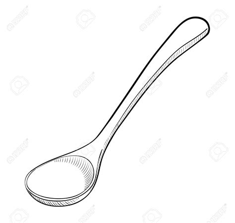 Wooden Spoon Drawing at GetDrawings | Free download