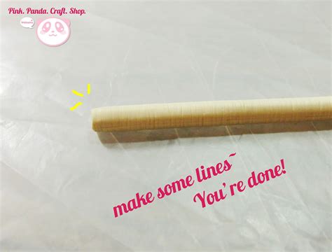 PinkPandaCraftShop: Polymer clay tutorial : Banana cane / slices~