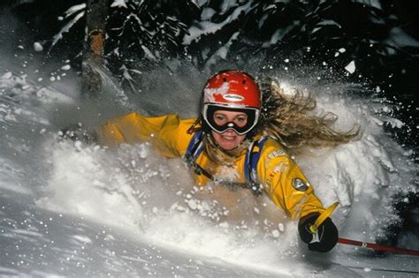 Premium Photo | Avalanche of Adventure SKIING photo