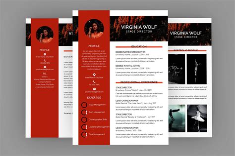 Stage Director Resume Designer | Resume Templates ~ Creative Market