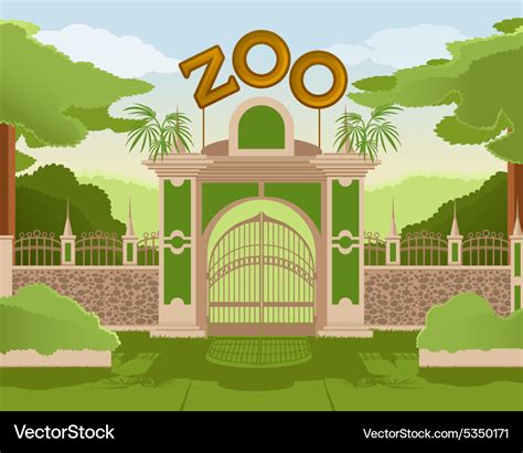 49 best ideas for coloring | Zoo Entrance Drawing