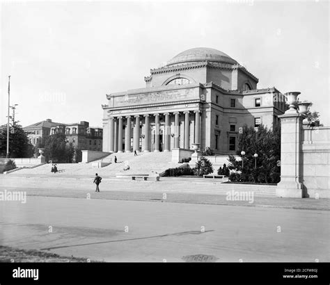 Low Library, Columbia University, New York City, New York, USA, Detroit Publishing Company, 1901 ...