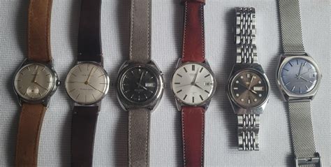 My vintage collection : r/VintageWatches