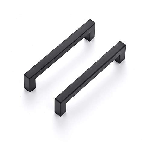 Buy Ravinte 15 Pack 5 Inch Kitchen Cabinet Handles Matte Black Cabinet Pulls Black Drawer Pulls ...