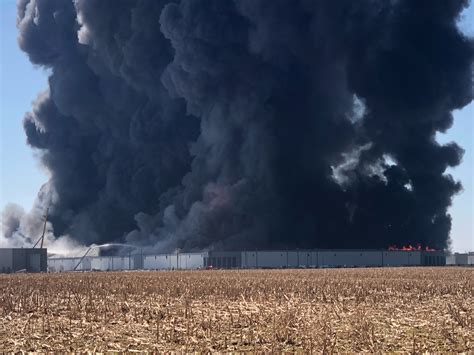 Pictures of Walmart Fire in Indy near Plainfield and Avon