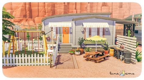 STRANGERVILLE TRAILER HOME at Luna Sims » Sims 4 Updates