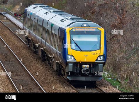 Class 195 Northern Rail commuter train. DMU Stock Photo - Alamy