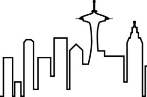 Frasier - Seattle Silhouette Logo PNG Vector (AI, EPS, PDF, SVG) Free ...