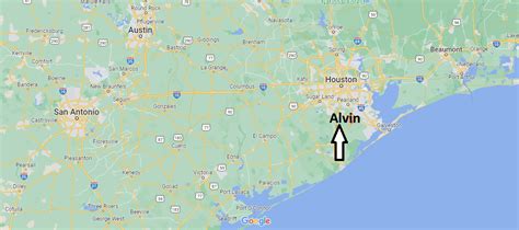 Where is Alvin Texas? What County is Alvin in | Where is Map