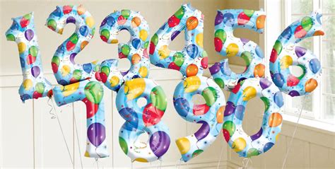 Celebration Number Balloons - Party City