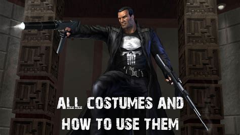 The Punisher (The Game) - All Outfit Cheats and How to use them - YouTube