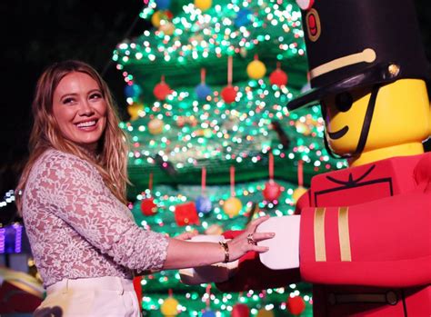 HILARY DUFF Lights Lego Christmas Tree at Legoland California Resort 11/27/2017 – HawtCelebs