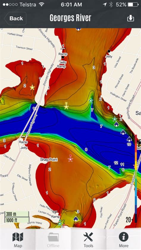 Georges River Botany Bay - Charted Waters