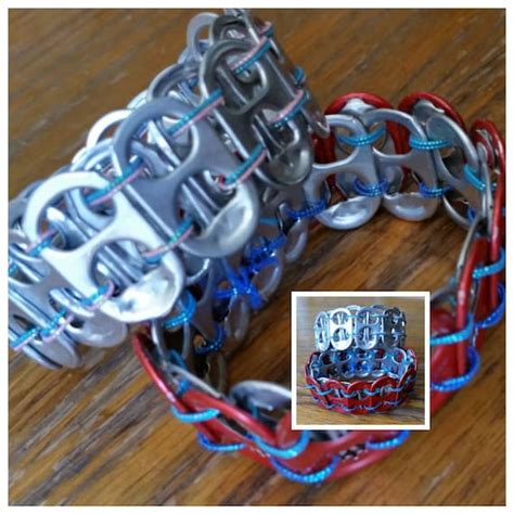 Stretchy beer tab bracelets by RyversEdge on Etsy