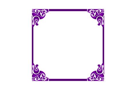 Purple Border PNGs for Free Download