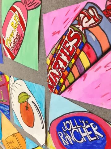 Art at Becker Middle School: Pop Art! Candy Paintings