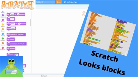 Uses Of Looks Blocks in Scratch and Their Meanings - YouTube