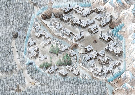 [OC] I Created a Snow village in the permafrost of the lands. : u/Quailenex