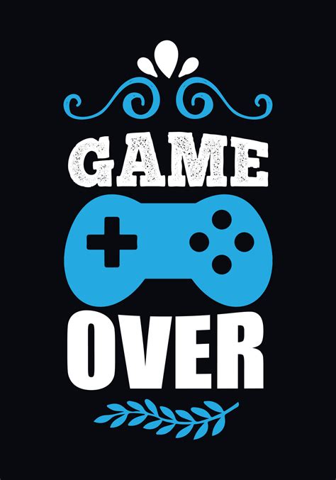 Game over design 6117010 Vector Art at Vecteezy