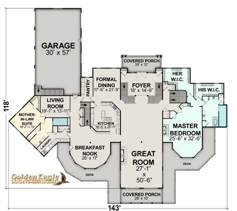 Golden Eagle Log and Timber Homes : Plans & Pricing : Plan Details ...