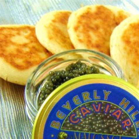 Caviar Set Up :: Blini :: Caviar Canape :: Eat Caviar :: How To Serve Caviar