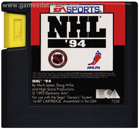 NHL '94 - Sega Genesis - Games Database