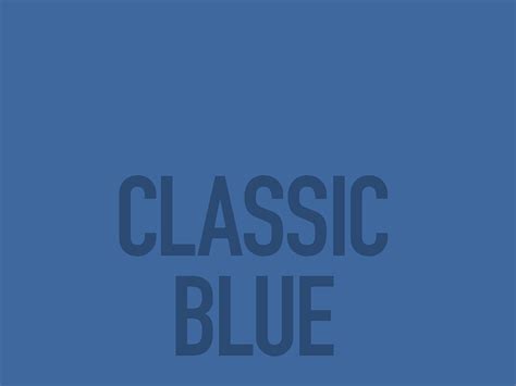 Pantone color of 2020 - Classic Blue by Karole Kessler on Dribbble