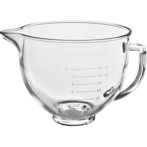 GLASS MIXING BOWL 4.7L 5KSM5GB | KitchenAid UK