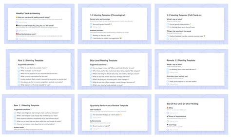 10 One-on-One Meeting Templates for Engaged Teams | by Fellow app | Fellow.app | Medium