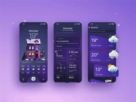 Simplicity at its Best: Modern Minimalist Weather App UI by Shahzaib Khalid on Dribbble