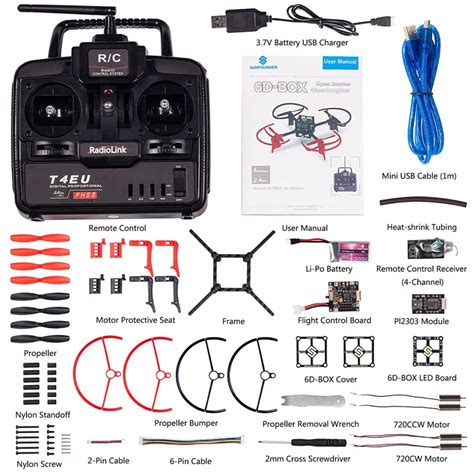 Multiwii Quad Drone Quadcopter 6D Box DIY Starter Kit for Arduino with ...