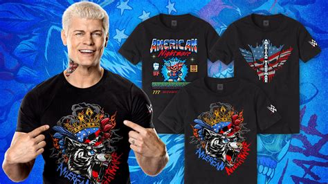 Ya están a la venta las playeras de Cody Rhodes en WWE Shop | Superluchas