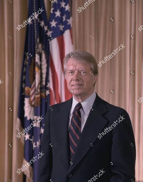 Official Portrait President Jimmy Carter Ca Editorial Stock Photo ...